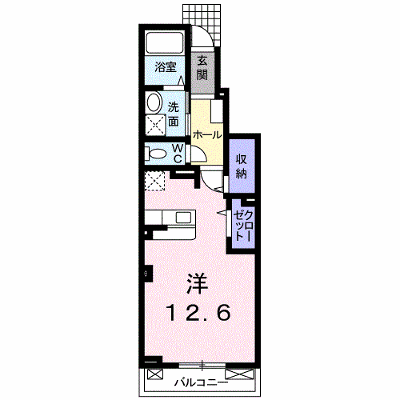 プラシード・ヴィレッタ 102【管理NO：1-018852901-01020】 ★家具家電は申し込み後に搬入します★ ★2026年12月上旬入居可能★の外観画像