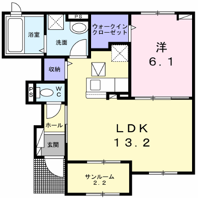 シャルマン 104【管理NO：1-026811001-01040】 ★家具家電は申し込み後に搬入します★ ★2026年11月下旬入居可能★の外観画像