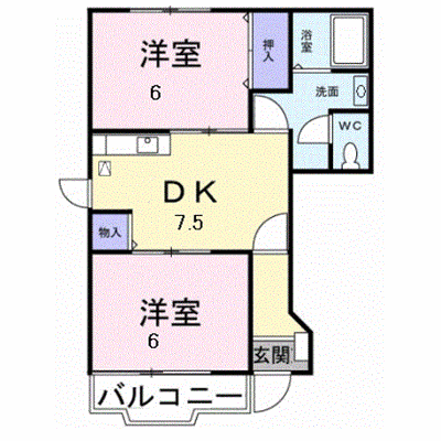 クレストヒルズＢ 101【管理NO：1-007377902-01010】 ★家具家電は申し込み後に搬入します★ ★2026年11月下旬入居可能★の外観画像