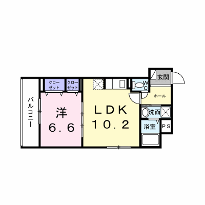 エイレーネ 301【管理NO：1-028672601-03010】 ★家具家電は申し込み後に搬入します★ ★2027年02月下旬入居可能★の外観画像