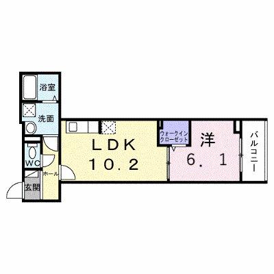エイレーネ 204【管理NO：1-028672601-02040】 ★家具家電は申し込み後に搬入します★ ★2027年02月下旬入居可能★の外観画像