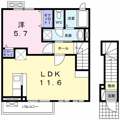 パレス　ハイム　Ⅲ 202【管理NO：1-017446901-02020】 ★家具家電は申し込み後に搬入します★ ★2026年11月上旬入居可能★の外観画像