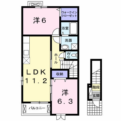 レオ・ビーナ 201【管理NO：1-017144401-02010】 ★家具家電は申し込み後に搬入します★ ★2026年10月下旬入居可能★の外観画像