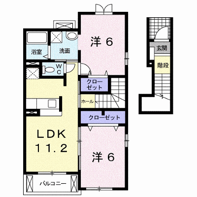 サンブリーズ 201【管理NO：1-020432001-02010】 ★家具家電は申し込み後に搬入します★ ★2026年11月中旬入居可能★の外観画像