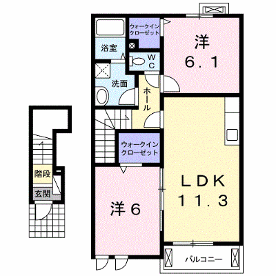 サンモール　Ｋ 202【管理NO：1-017042901-02020】 ★家具家電は申し込み後に搬入します★ ★2026年11月上旬入居可能★の外観画像