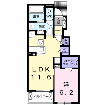 クラウド平井　Ⅱ 102【管理NO：1-024951801-01020】 ★家具家電は申し込み後に搬入します★ ★2026年10月下旬入居可能★の外観画像