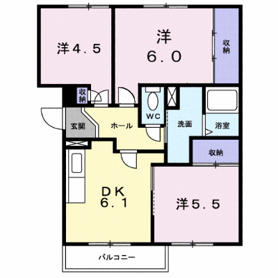 グランメール旗ヶ崎Ⅱ 203【管理NO：1-004311702-02030】 ★家具家電は申し込み後に搬入します★ ★2026年11月下旬入居可能★の外観画像