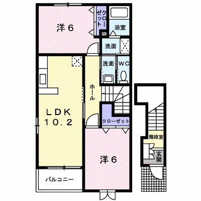 美祢パレス　ジャガール　Ａ 201【管理NO：1-013399701-02010】 ★家具家電は申し込み後に搬入します★ ★2026年11月下旬入居可能★の外観画像