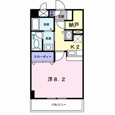 セントラル　カ－サ 202【管理NO：1-010064201-02020】 ★家具家電は申し込み後に搬入します★ ★2026年11月中旬入居可能★の外観画像