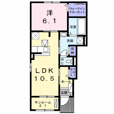 プレミアム２５番館 101【管理NO：1-026528503-01010】 ★家具家電は申し込み後に搬入します★の外観画像