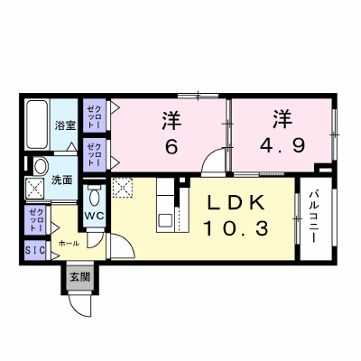 西湊町４丁アパート 202【管理NO：1-028695701-02020】 ★家具家電は申し込み後に搬入します★ ★2027年03月中旬入居可能★の外観画像