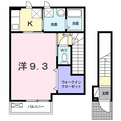 アルカンシェル国立Ⅱ 202【管理NO：1-020695101-02020】 ★家具家電は申し込み後に搬入します★ ★2027年03月下旬入居可能★の外観画像