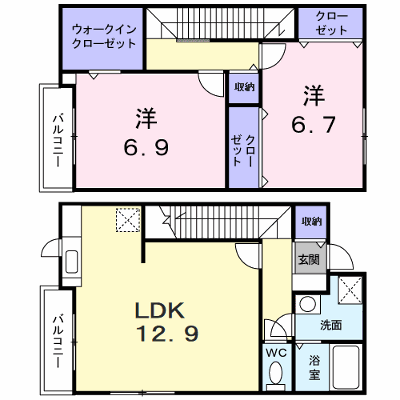 サニー　Ｂ 101【管理NO：1-012815202-01010】 ★家具家電は申し込み後に搬入します★ ★2026年12月上旬入居可能★の外観画像