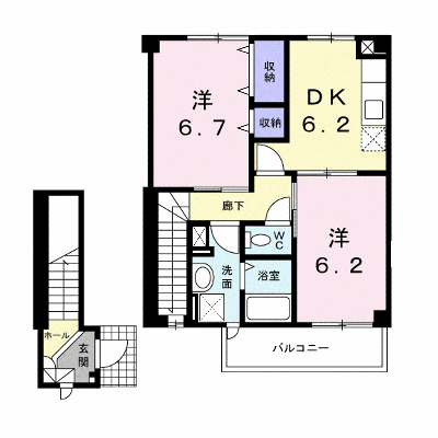 ウェザビーハウス 202【管理NO：1-011340801-02020】 ★家具家電は申し込み後に搬入します★ ★2026年10月下旬入居可能★の外観画像