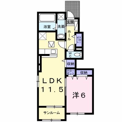 フィオーレガーデンⅠ 103【管理NO：1-023913801-01030】 ★家具家電は申し込み後に搬入します★ ★2026年12月中旬入居可能★の外観画像