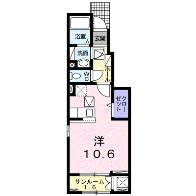 フロイデ 103【管理NO：1-027461501-01030】 ★家具家電は申し込み後に搬入します★ ★2027年01月下旬入居可能★の外観画像