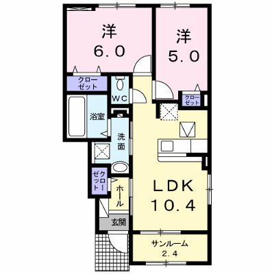 メゾン・アリエスⅡ 105【管理NO：1-024178901-01040】 ★家具家電は申し込み後に搬入します★ ★2026年12月上旬入居可能★の外観画像