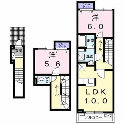 フェリーチェ 202【管理NO：1-021225001-02020】 ★家具家電は申し込み後に搬入します★ ★2026年11月上旬入居可能★の外観画像