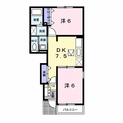 クレアトゥール　Ａ 102【管理NO：1-013862201-01020】 ★家具家電は申し込み後に搬入します★ ★2026年11月下旬入居可能★の外観画像