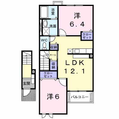 フェアリー　アイリス 203【管理NO：1-014415401-02030】 ★家具家電は申し込み後に搬入します★ ★2026年11月下旬入居可能★の外観画像