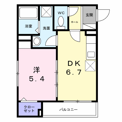 ワイズフラット 304【管理NO：1-028772101-03040】 ★家具家電は申し込み後に搬入します★ ★2027年04月上旬入居可能★の外観画像