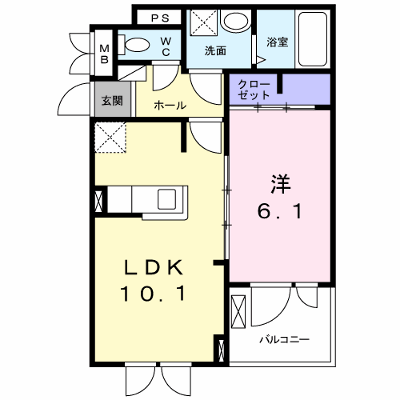 コモディ　モンテⅡ 303【管理NO：1-024001401-03030】 ★家具家電は申し込み後に搬入します★ ★2027年01月下旬入居可能★の外観画像