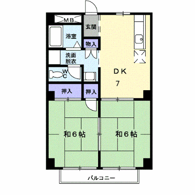 セゾンハイツ 202【管理NO：1-004737401-02020】 ★家具家電は申し込み後に搬入します★ ★2026年11月中旬入居可能★の外観画像