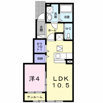モデルノ　ドマーニⅣ 102【管理NO：1-017391404-01020】 ★家具家電は申し込み後に搬入します★ ★2026年11月上旬入居可能★の外観画像