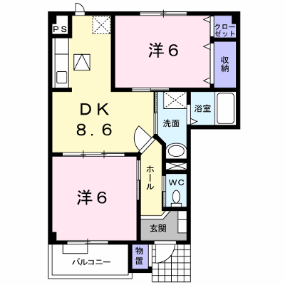 アヴニール・宮島　Ｂ 102【管理NO：1-011617402-01020】 ★家具家電は申し込み後に搬入します★ ★2026年12月中旬入居可能★の外観画像