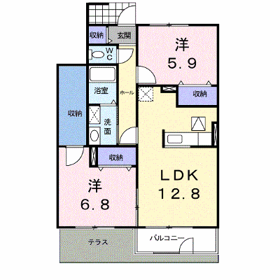 グレイスフルＭⅠ 102【管理NO：1-012051201-01020】 ★家具家電は申し込み後に搬入します★ ★2026年12月上旬入居可能★の外観画像
