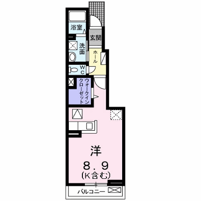 グレイスＡ 104【管理NO：1-022915401-01040】 ★家具家電は申し込み後に搬入します★ ★2026年12月中旬入居可能★の外観画像