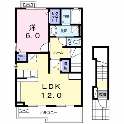 プリマヴェーラ 201【管理NO：1-020352901-02010】 ★家具家電は申し込み後に搬入します★ ★2026年11月中旬入居可能★の外観画像