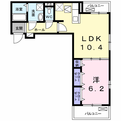 ル　ジャルダン 103【管理NO：1-023700001-01030】 ★家具家電は申し込み後に搬入します★ ★2026年11月中旬入居可能★の外観画像