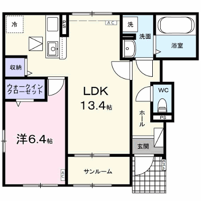 アリエッタⅡ 101【管理NO：1-027824202-01010】 ★家具家電は申し込み後に搬入します★ ★2026年12月下旬入居可能★の外観画像