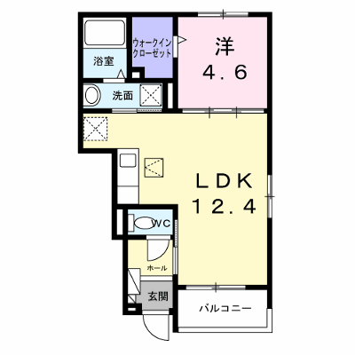 フラン　カーサ 102【管理NO：1-028647501-01020】 ★家具家電は申し込み後に搬入します★ ★2026年12月上旬入居可能★の外観画像