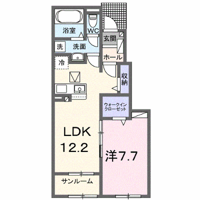 ソレイユ　こだま 104【管理NO：1-028106301-01040】 ★家具家電は申し込み後に搬入します★ ★2026年12月上旬入居可能★の外観画像