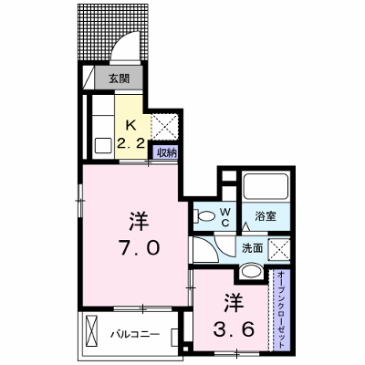 ヴィラ　アベニューＢ 103【管理NO：1-022765202-01030】 ★家具家電は申し込み後に搬入します★ ★2026年10月下旬入居可能★の外観画像