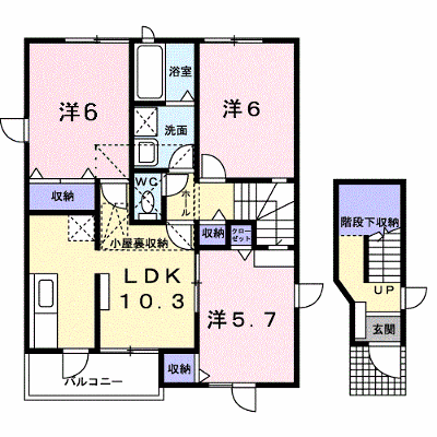 アドナイールＣ 201【管理NO：1-010908201-02010】 ★家具家電は申し込み後に搬入します★ ★2026年12月上旬入居可能★の外観画像
