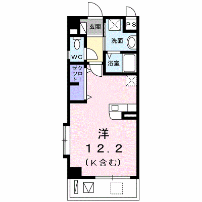 ルガーナⅡ 408【管理NO：1-022434901-04080】 ★家具家電は申し込み後に搬入します★ ★2026年10月下旬入居可能★の外観画像
