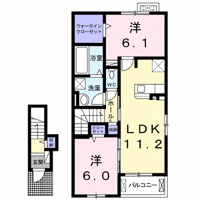 サン　フラワー　Ⅰ 203【管理NO：1-025051901-02030】 ★家具家電は申し込み後に搬入します★ ★2026年11月上旬入居可能★の外観画像