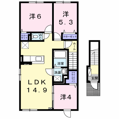 ｃｉｅｌｏ　Ⅱ 201【管理NO：1-024925001-02010】 ★家具家電は申し込み後に搬入します★ ★2026年11月下旬入居可能★の外観画像