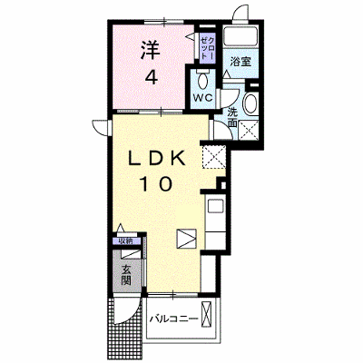 アルドール香西Ⅱ 101【管理NO：1-020590502-01010】 ★家具家電は申し込み後に搬入します★ ★2026年12月上旬入居可能★の外観画像
