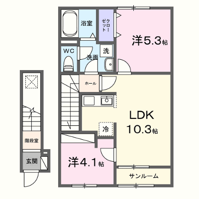 クレストコート 202【管理NO：1-028293801-02020】 ★家具家電は申し込み後に搬入します★ ★2027年03月上旬入居可能★の外観画像