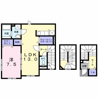 ピュア　ソレイユＳ 301【管理NO：1-016833101-03010】 ★家具家電は申し込み後に搬入します★ ★2026年11月下旬入居可能★の外観画像