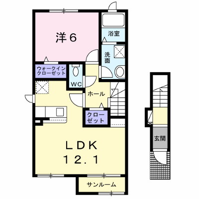 インフィニティ　Ⅲ 201【管理NO：1-026507901-02010】 ★家具家電は申し込み後に搬入します★の外観画像