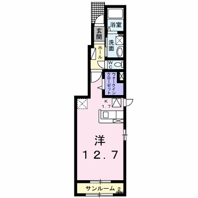 スプレンドルⅡ 101【管理NO：1-024929501-01010】 ★家具家電は申し込み後に搬入します★ ★2026年10月下旬入居可能★の外観画像
