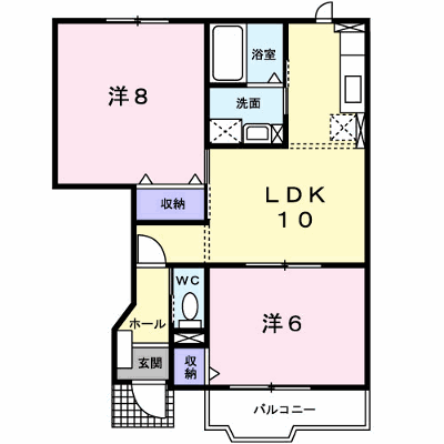 リオンⅠ 102【管理NO：1-010858601-01020】 ★家具家電は申し込み後に搬入します★ ★2026年11月中旬入居可能★の外観画像