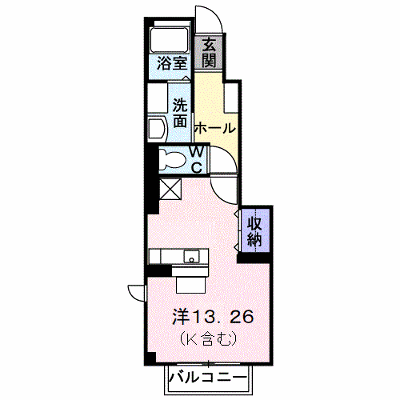 フローラルハイツⅢ 102【管理NO：1-012086701-01020】 ★家具家電は申し込み後に搬入します★ ★2026年11月下旬入居可能★の外観画像