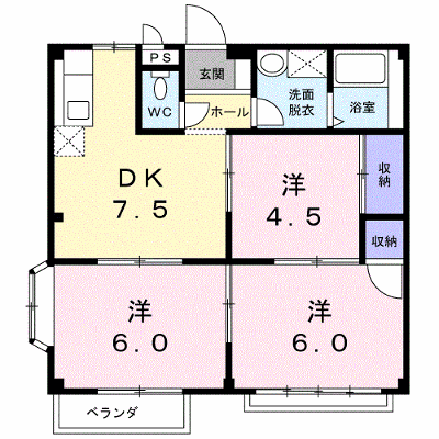 エルディム若月Ｄ 102【管理NO：1-002351002-01020】 ★家具家電は申し込み後に搬入します★ ★2026年12月上旬入居可能★の外観画像