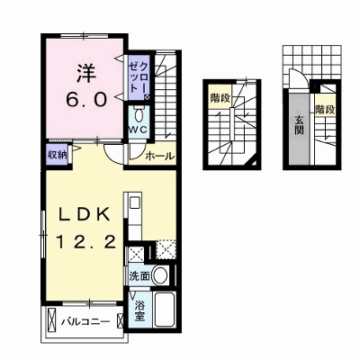 Ｐｅｒｃｈ　Ⅰ 304【管理NO：1-022013101-03040】 ★家具家電は申し込み後に搬入します★ ★2026年12月中旬入居可能★の外観画像